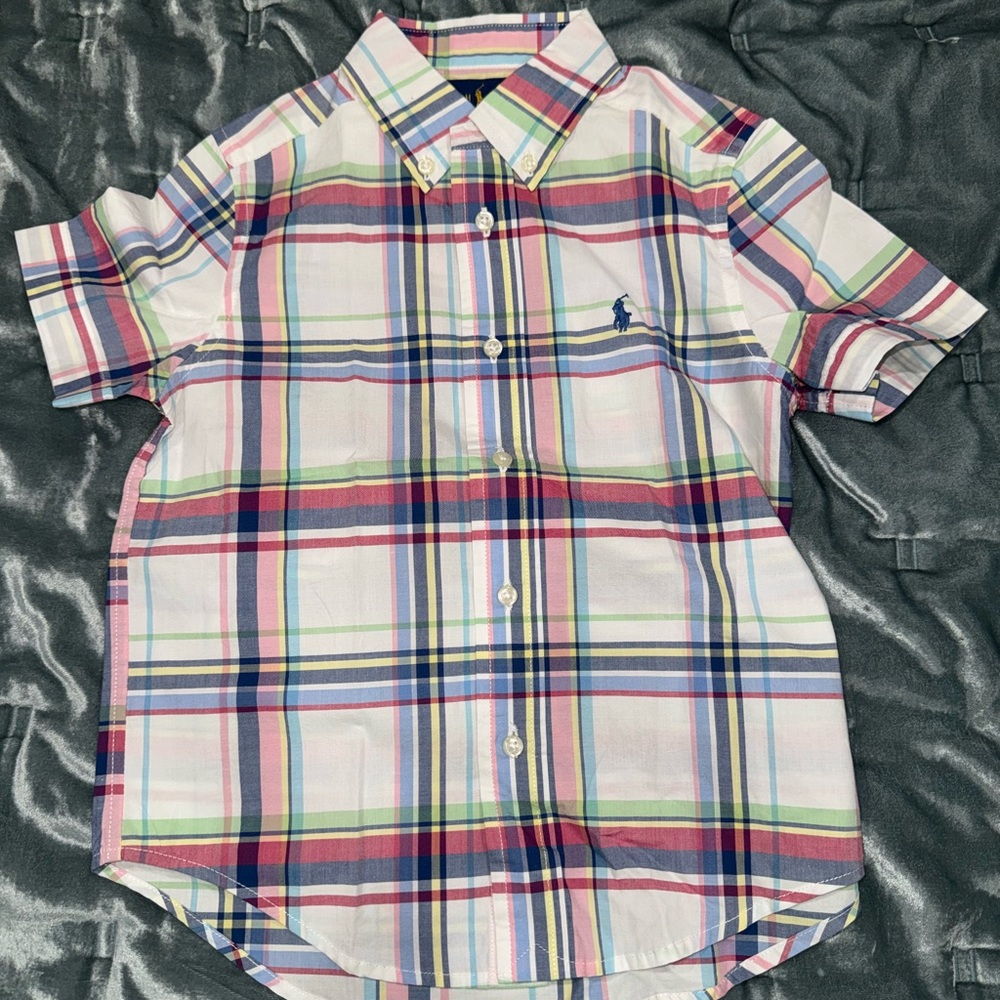 Kids button down polo